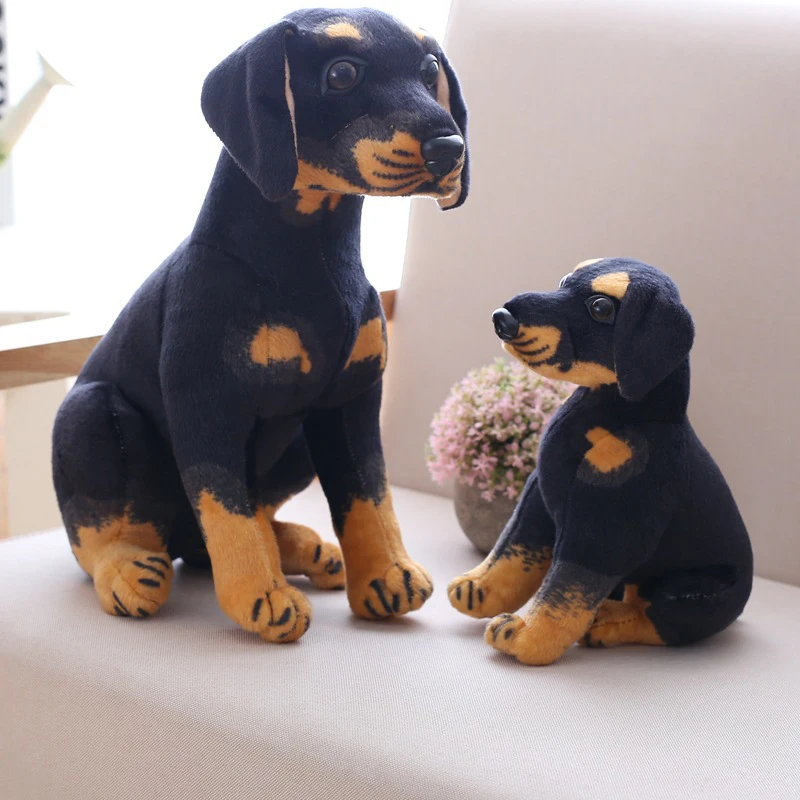 Hot Menjual Baru Simulasi Anjing Anjing Hitam Kecil Mewah Mainan