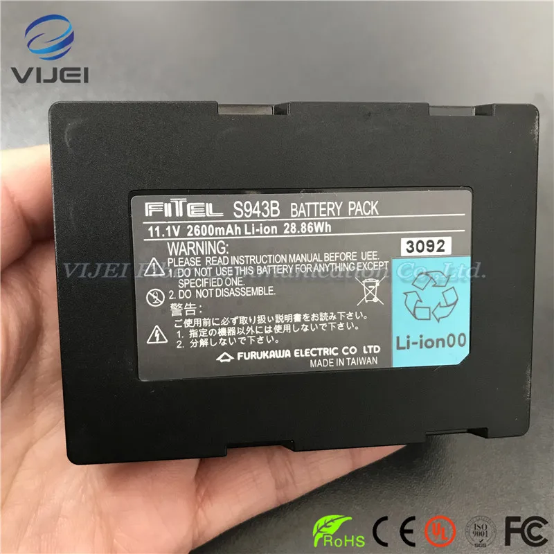 Furukawa Fitel S943B S178A батарея S153 S153A S177 S178 S178A S121/S122/S123 сварочный аппарат ионно-литиевая аккумуляторная батарея
