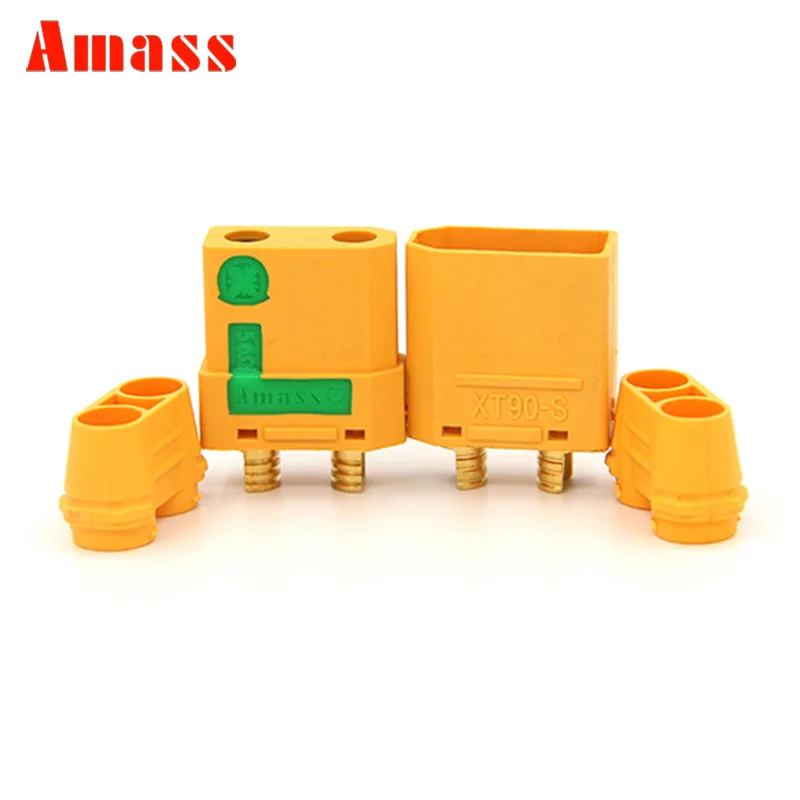 

1 Pair AMASS XT90-S Male Female Connector Plug + housing for RC Li-poly Battery RC Quadcopter Brushless motor