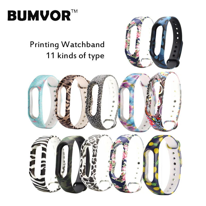 

Colorful Printing Silicone Soft Watchband for Xiaomi Watch Band Women Men Replacement Bracelet Strap High Quality