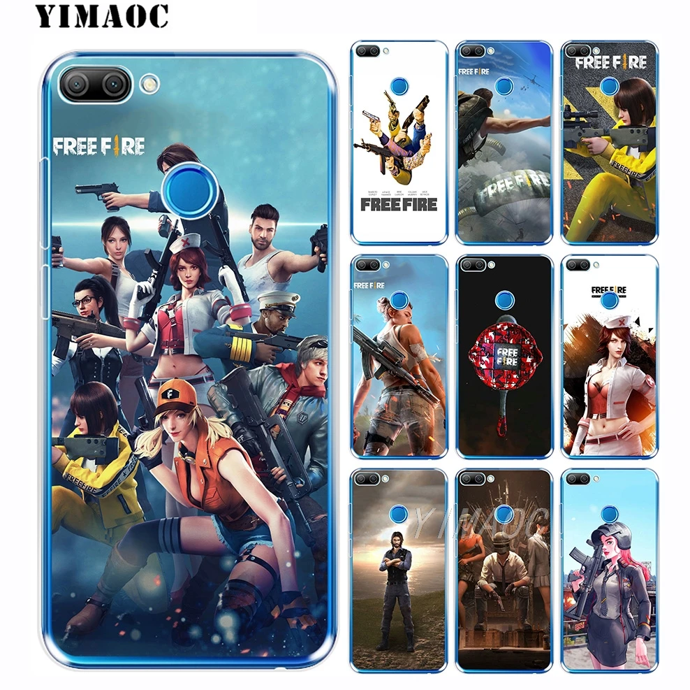 Yimaoc Бесплатная огонь Искусство игры мягкий чехол для huawei Honor 10 9 8X 8C 8 7C 7X 7A Pro 6A Note Nova