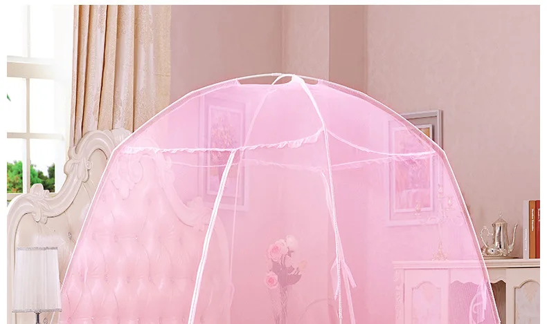 Новая летняя двухпарная Складная сетчатая кровать с насекомыми монгольская юрта москитная сетка King/queen размер постельные принадлежности навес занавеска купольная палатка
