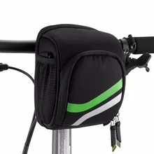 ROCKBROS Bike Front Bag Cycling MTB Folding Bike Frame Handlebar Bag With Rain Cover Cycling Tube Bag rhinowalk 4l bicycle handlebar bag full waterproof folding bike front bag electric bike cycling bag panniers with rain cover
