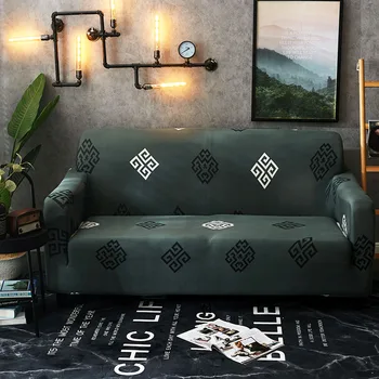 

All-inclusive Spandex Elastic Polyester Sofa Cover Living Room Decor Stretch Furniture Protector Couch Cover Removable Slipcover
