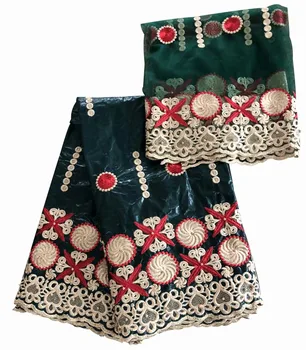 

bazin riche getzner with beads bazin riche getzner 2019 high quality african basin fabric with net lace blouse