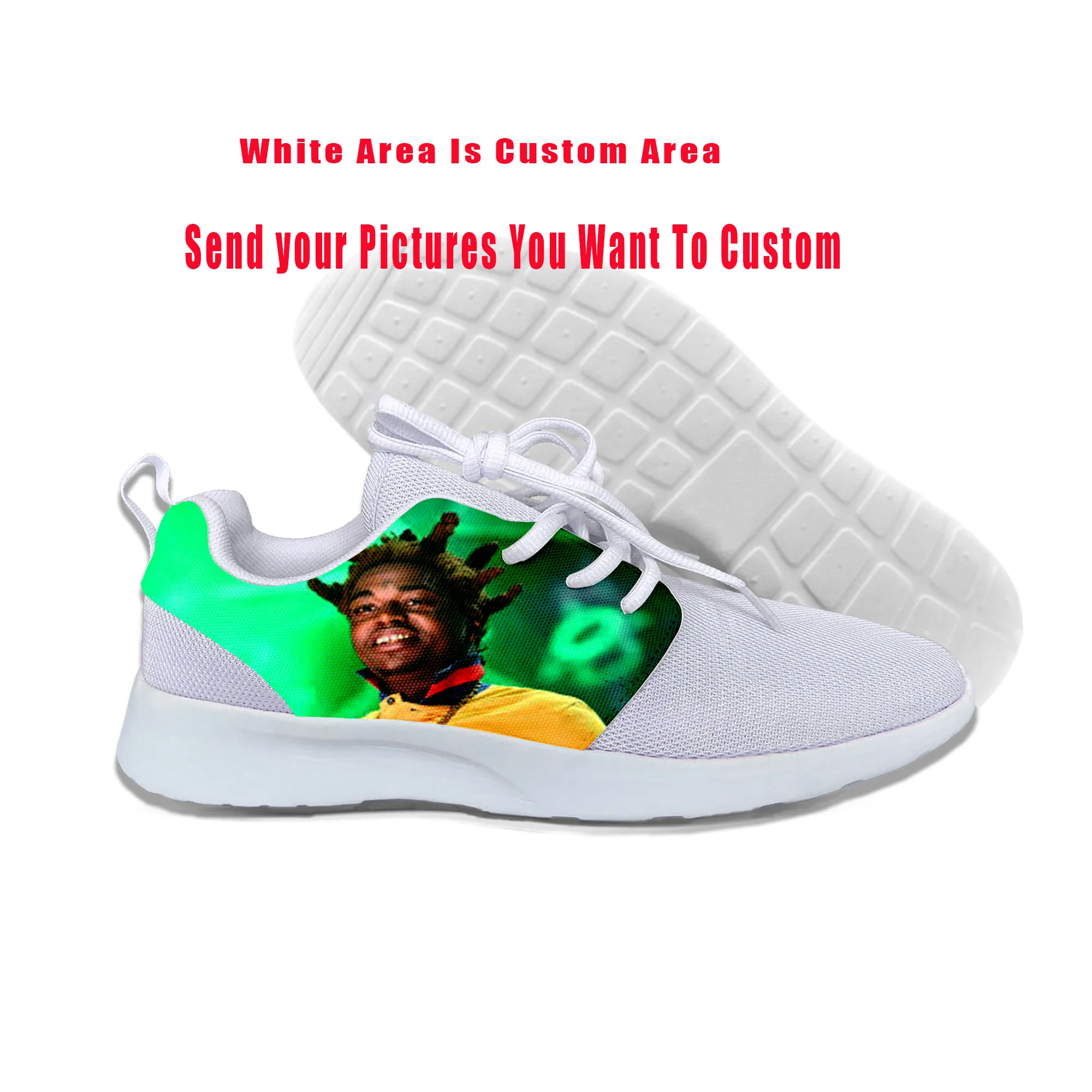 Best 2019 Hot Cool Fashion New Summer Handiness Casual Harajuku Shoes 3D Print For Man Woman Hip Hop Rap Music Rock Kodak Black