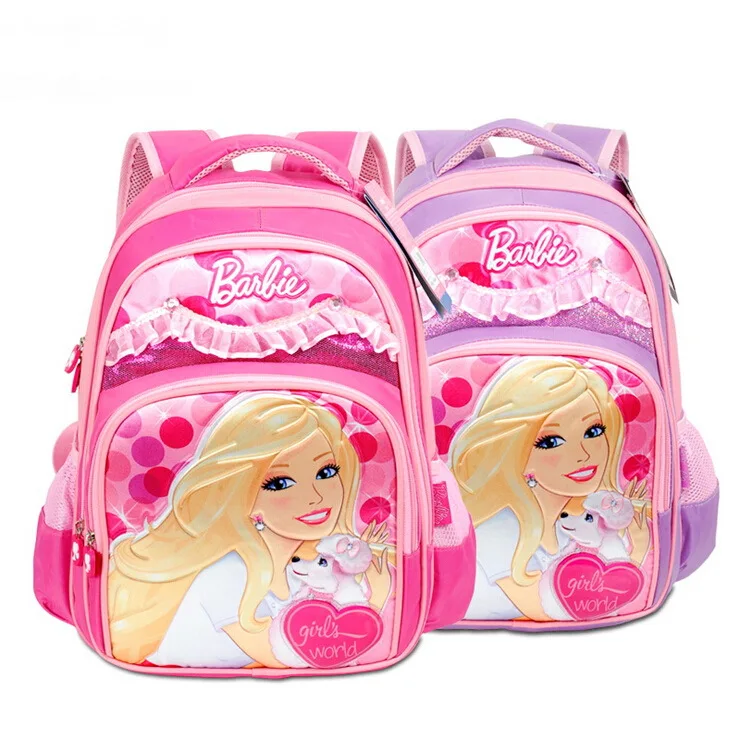 barbie princess school bag