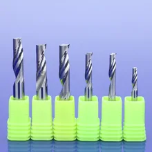 1Pcs 3.175/4/5/6/8mm Single Flute Milling cutters for Aluminum CNC Tools Solid Carbide,aluminum composite panels