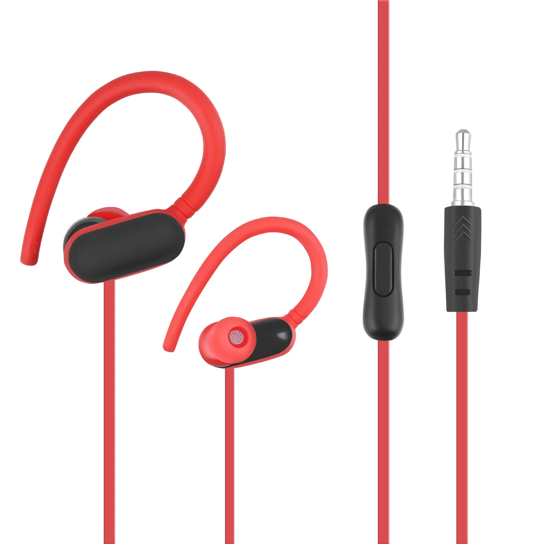 New Sale Sport Ear Hook Headphones Earphone Super Bass Stereo Headset With Microphone Comfortable to Wears Running for Phones
