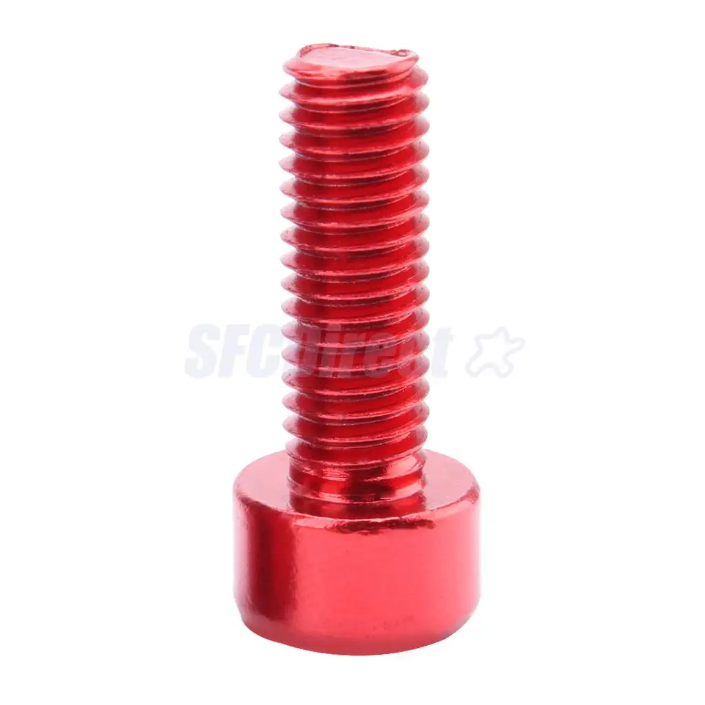 12x Aluminum Alloy Bike Water Bottle Cage Bolts Holder Socket Screw Green Blue Red
