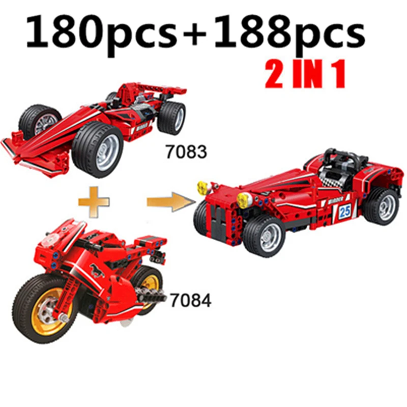 Technic Motorcycle Moto Building Blocks Sets Bricks Model Kids Classic Toys For Children Gifts Compatible with Leggs Car