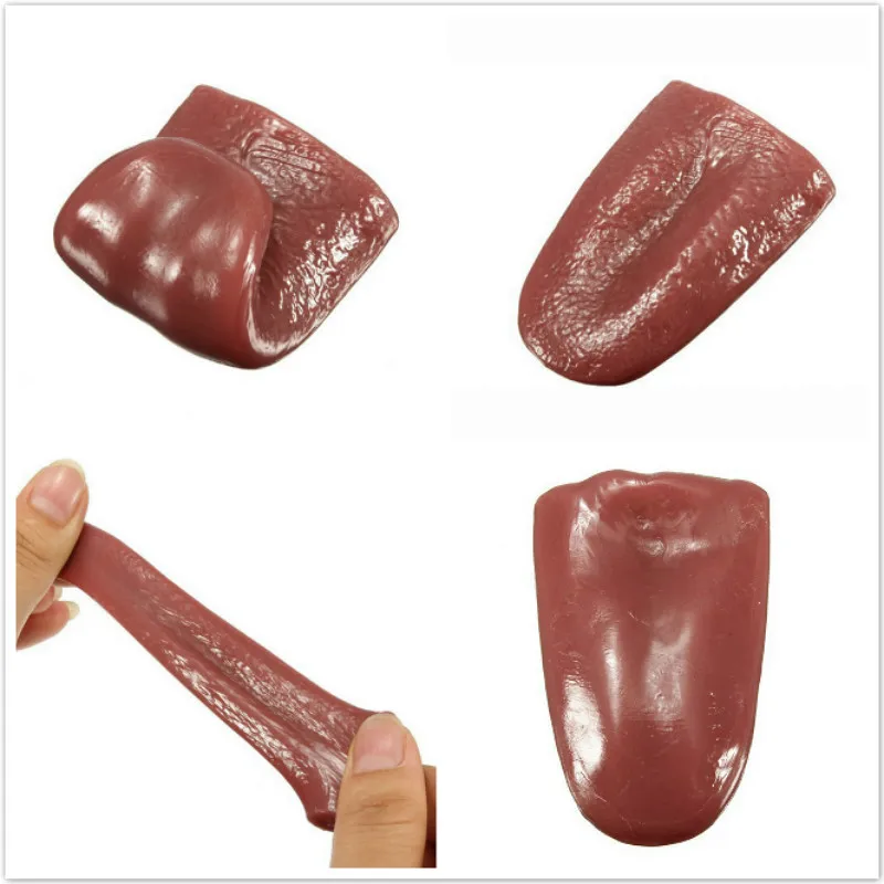 

Gags Capable Of Jokes Kuso Tongue Trick Magic Horrible Tongue Gags & Practical Jokes Elasticity Toy Horror Halloween Toy