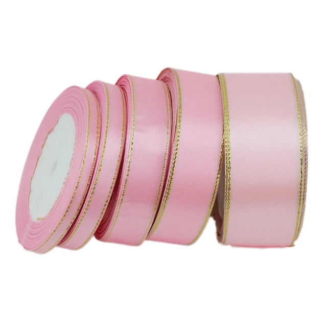 10mm Light Pink Single Sided Satin Ribbon