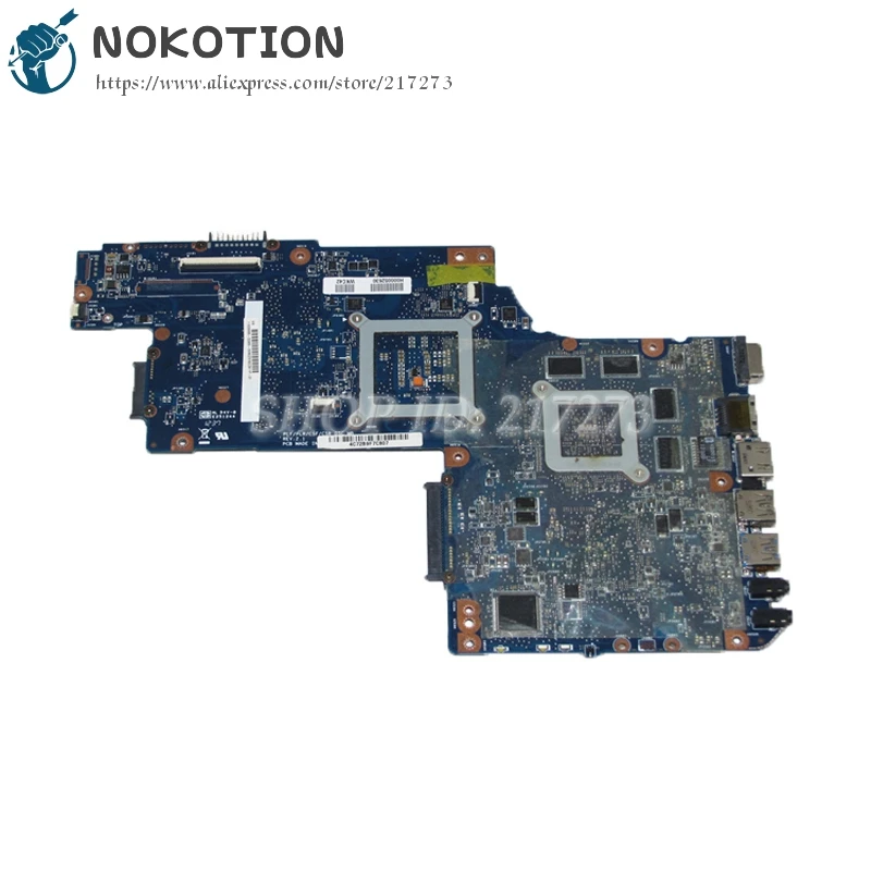 NOKOTION новая материнская плата H000052630 для ноутбука Toshiba Satellite C850 L850 основная плата HM76 HD7670M grahics карта