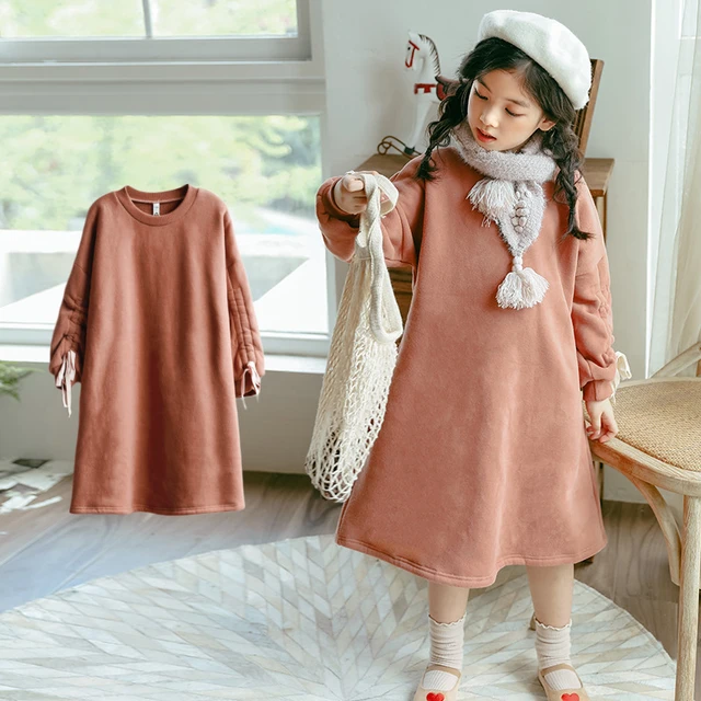 3pcs Woolen dress vest dress+jacket+cap winter dress for girls - Elite Kids