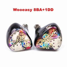 2017 Wooeasy 8BA + 1DD In Ohr Kopfhörer Stick Einheit DIY HIFI Nach Maß Überwachung Kopfhörer Mit MMCX Interface