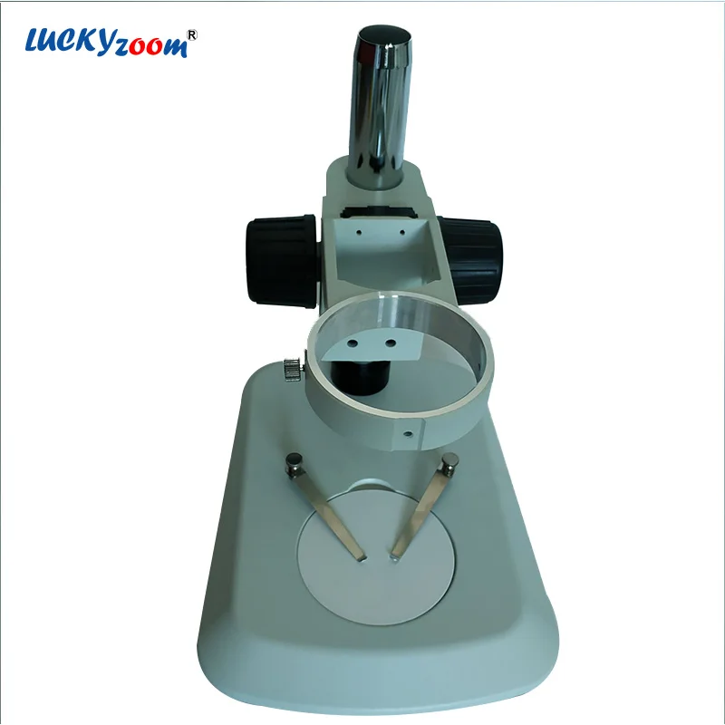 Lucky Zoom профессиональный микроскоп Стенд Портативный B6 Тринокулярный Стерео микроскоп сценический A1 Focuse Arm аксессуары