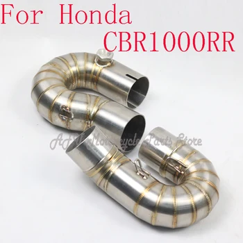 

Motorcycle Exhasut Slip On Link Pipe Middle Stainless Steel Tube Without Exhaust For Honda CBR1000RR 2008-2014 Years