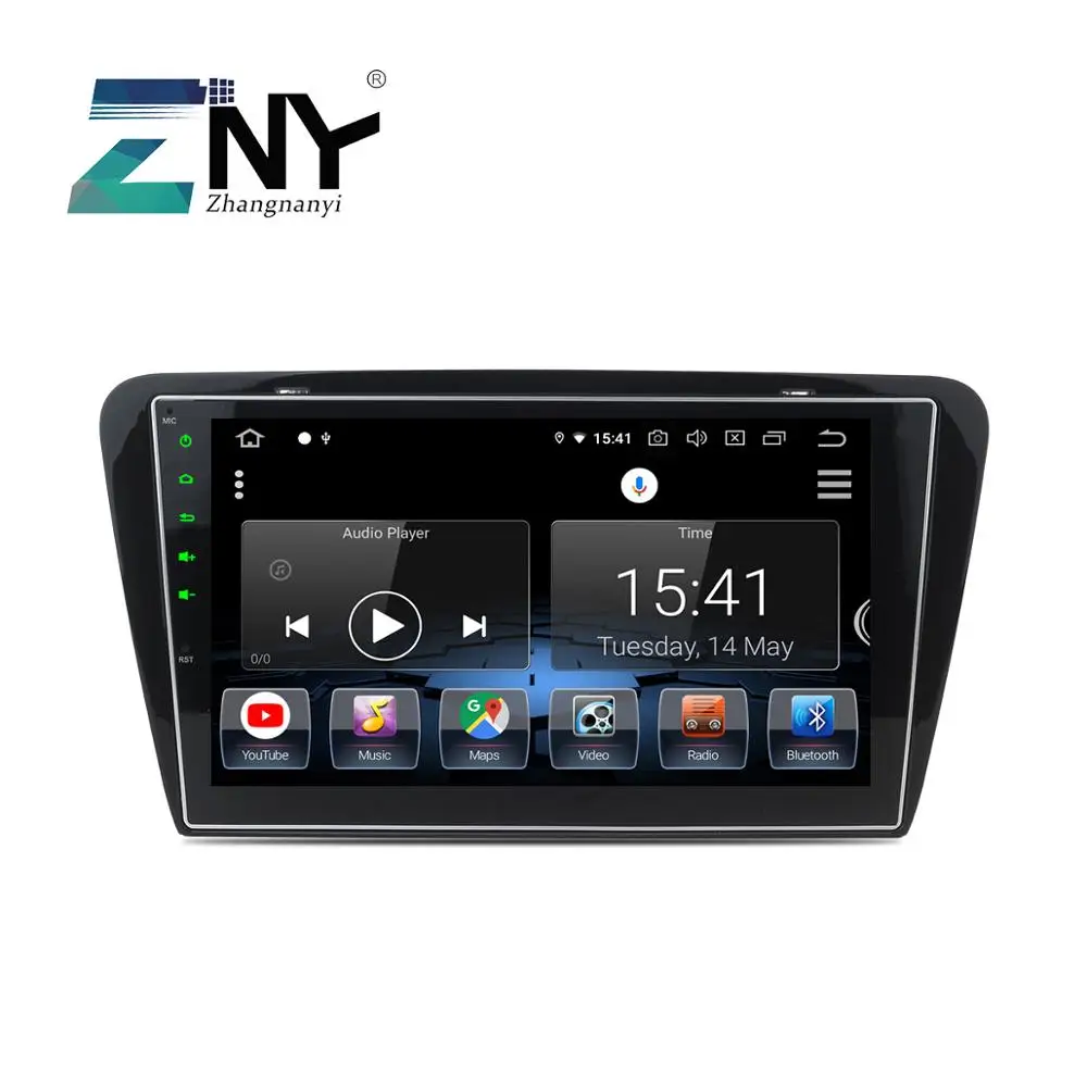 10 1 &quotIPS Android 9 0 автомобильный стерео Авто Радио для Skoda Octavia A7 2013-2016 мультимедиа FM RDS