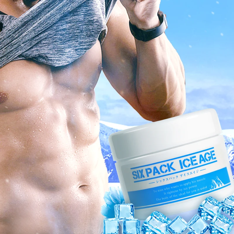 Japan Six Pack Ice Age Massage Cream for Body Slimming Gel Anti