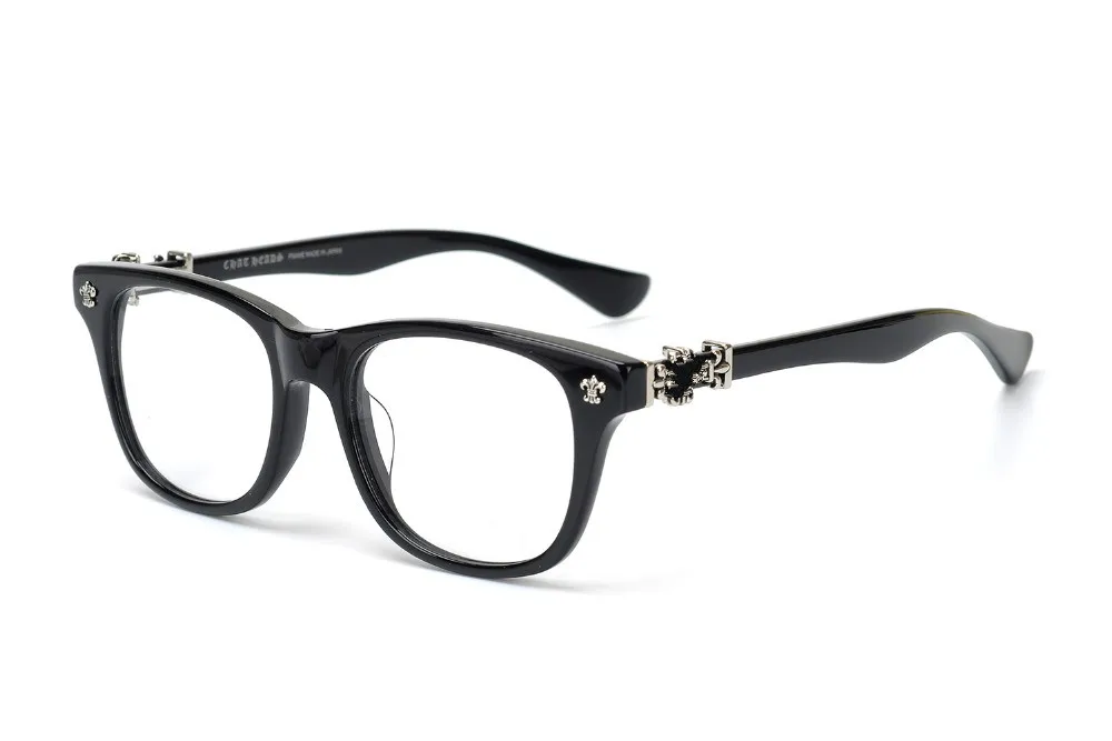 Fashion Square Brand Eyeglasses Retro Men Women Designer Chrome Eyeglasses Frame Optical Eye Glasses Frame Oculos