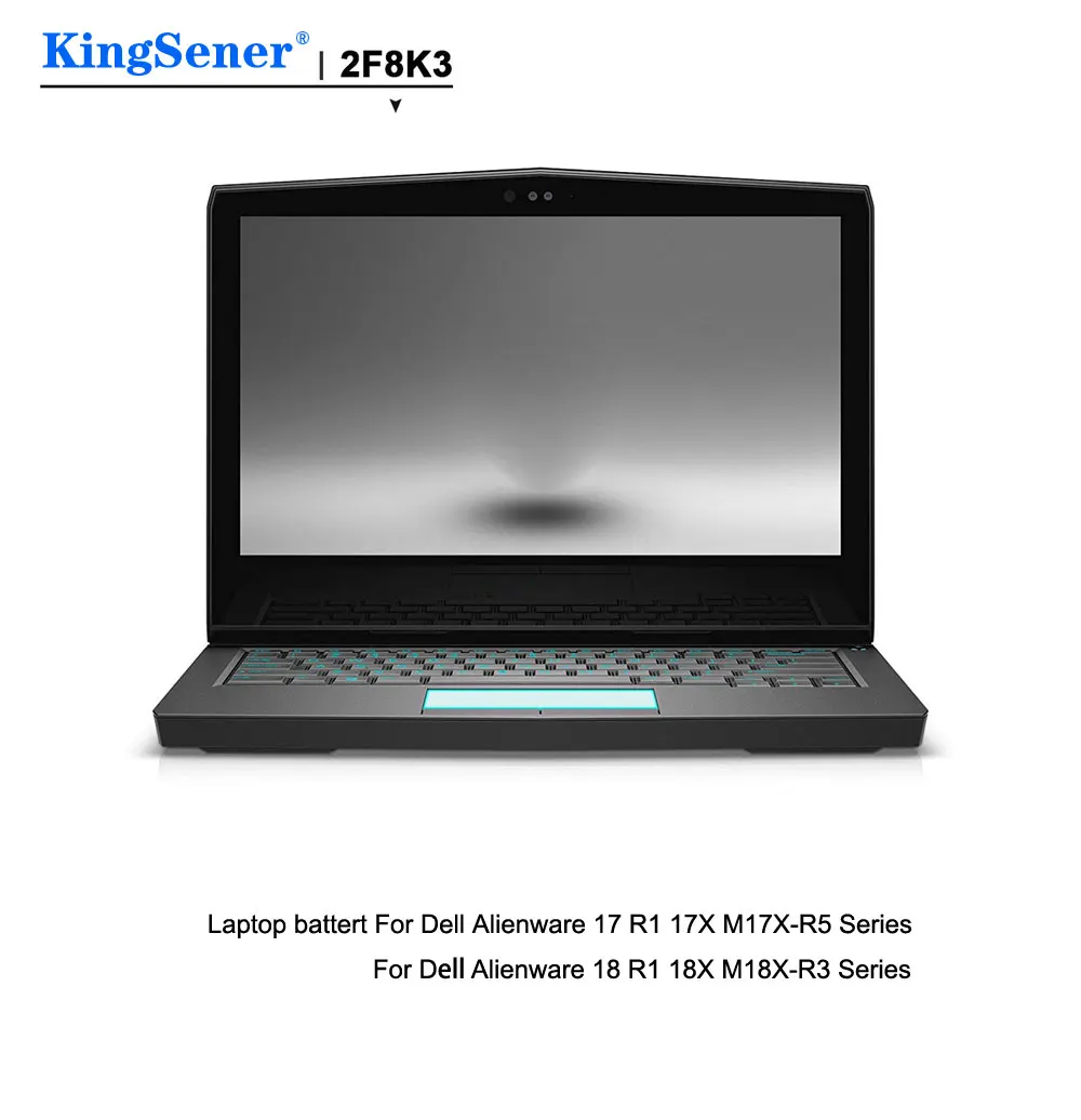 Kingsener 2f8k3 Bateria do Portátil para Dell Alienware 17 r1 17x M17x-r5 Alienware 18 r1 18x M18x-r3 Série 02f8k3 Kj2px 14.8v 86wh - Imagem 5