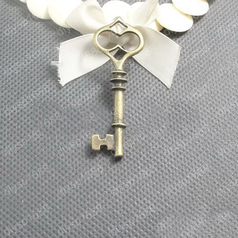 

send the new design of ancient bronze metal key pendant 60*21MM 10pcs/lot for DIY jewelry accessories 011001024