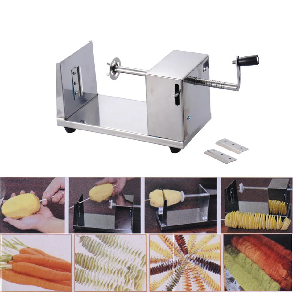 

2017 Durable Potato Cutter Machine Spiral Cutting Machine Chips Machine Kitchen Accessories Cooking Tools Chopper Potato Chipper