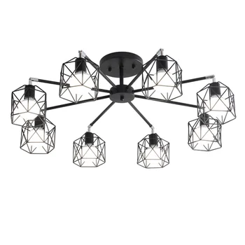 

U1 Modern simple Iron personality pendant lamp creative American Nordic living room bedroom lamp pendant lights ZZP861