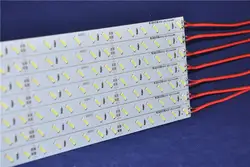 100 шт. очень яркий светодиодный свет бар dc24v 72 SMD 7020 20 Вт/м Жесткий светодиодные полосы витрина дома Вечерние магазин лампы Ultra Slim 100 см