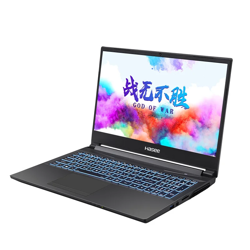 Ноутбук hasee Z7-CT5NA для игр(Intel 9Gen I5-9300H+ GTX1660Ti 6G GDDR6/8G ram/512G SSD/DOS/15,6 ''IPS - Цвет: Черный