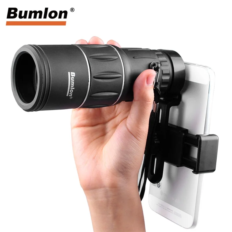 16X52 HD Monocular Telescope Dual Focusing Adjustment