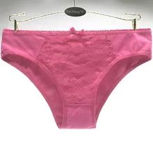 

6pcs Panties Pack Fashion Lace Pure Cotton Women's Underwear Briefs for Ladies