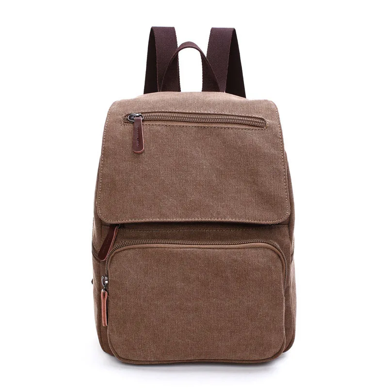 

Casual Men Backpack Canvas College School Student Retro Rucksacks Male Travel Bag Multi-Function Laptop Bags Vintage Mochila