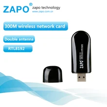 ZAPO Mini 300Mbps 2.4G WIFI Usb Adapter 802.11n / g / b Беспроводная сетевая карта, встроенная в антенну для всех ОС Windows Linux Android