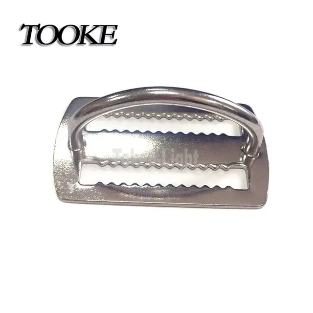 Scuba Swimming Dive 316 Stainless Steel Diving Weight Belt Keeper Rings Webbing Strap buckle BCD Accessories for Weight Belt