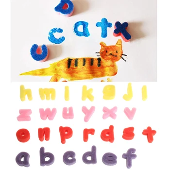 

26pcs Alphabet Shaped Sponge Letter Set Children Kids Craft Painting Toy Education