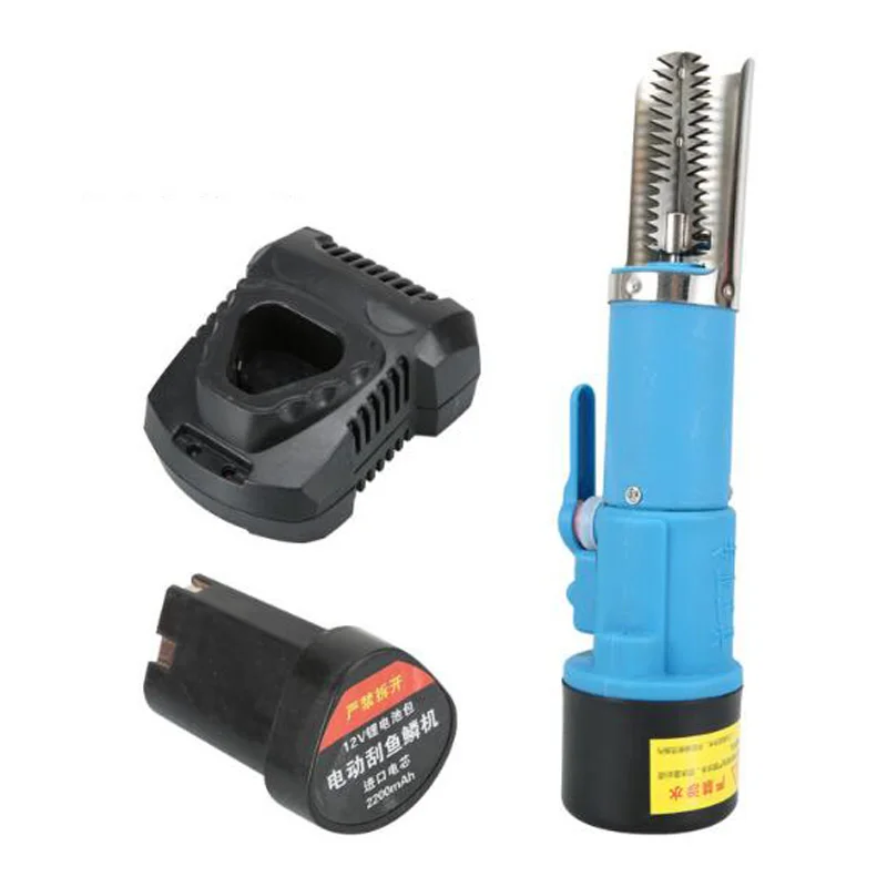 

Powerful electric fish scaler skin deslagger scale scraper blade 1500ma rechargeable lithium battery tools fish scales seafood