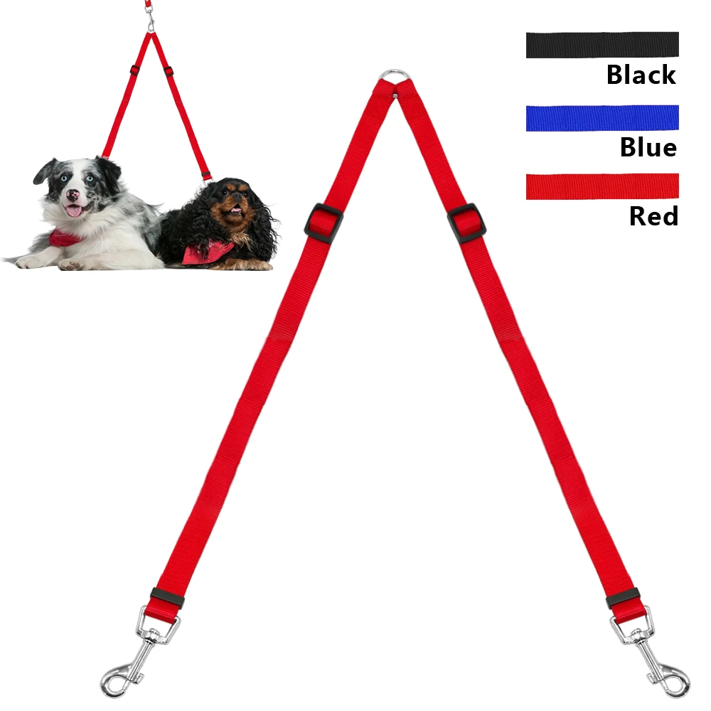 Buy 3/4 Inch Nylon Two 2 Way Adjustable Pet Dog Leash Coupler With Nickel