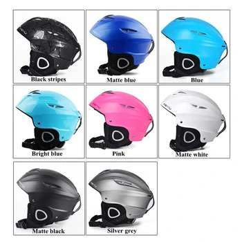 

Ultralight Ski helmet Integrally-molded Breathable Snowboard helmet men women Skateboard helmet 6 Color