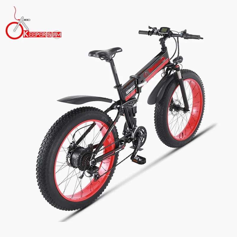 KX01 Oil brake 26 inch mountain bike lithium battery electric bicycle disc brake booster disc brakes 1000W eBike