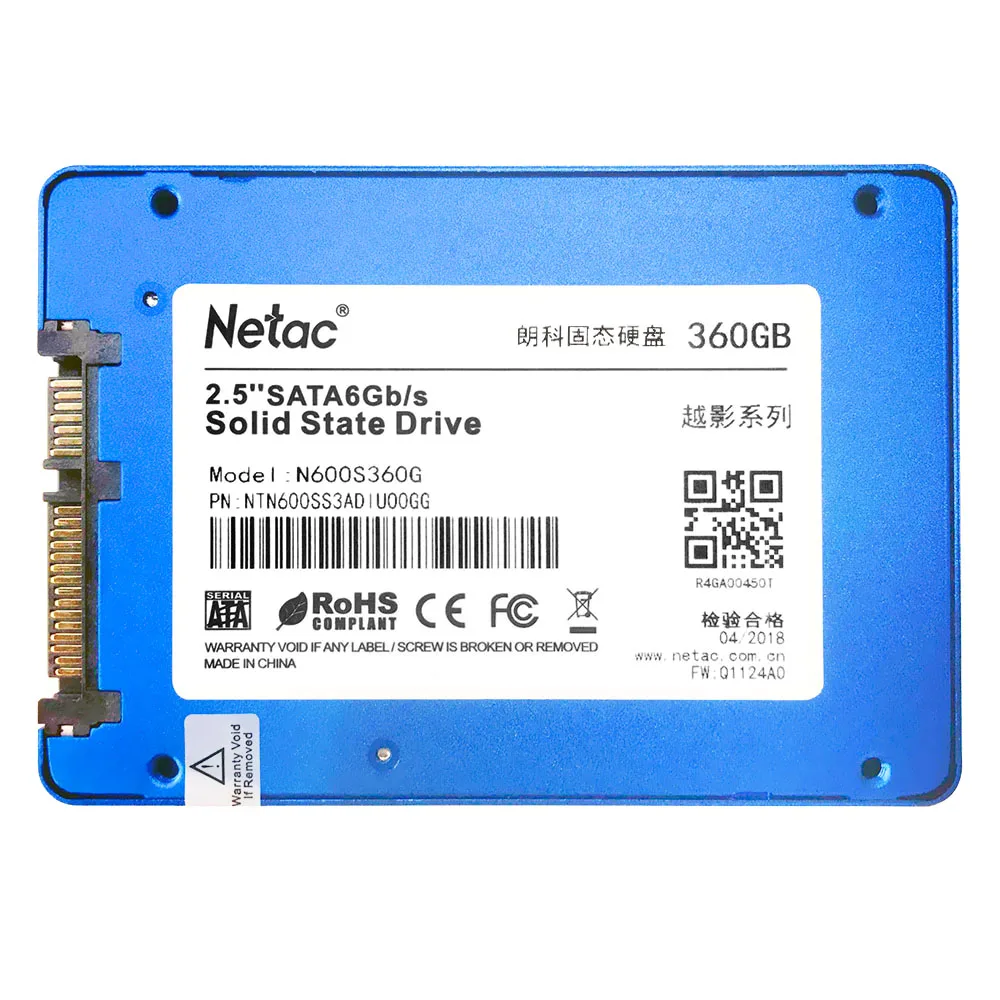 N600S Netac 430GB SSD Disco SATA6Gb/s TLC Внутренний твердотельный Накопитель SSD жесткие диски для ноутбука жесткий диск