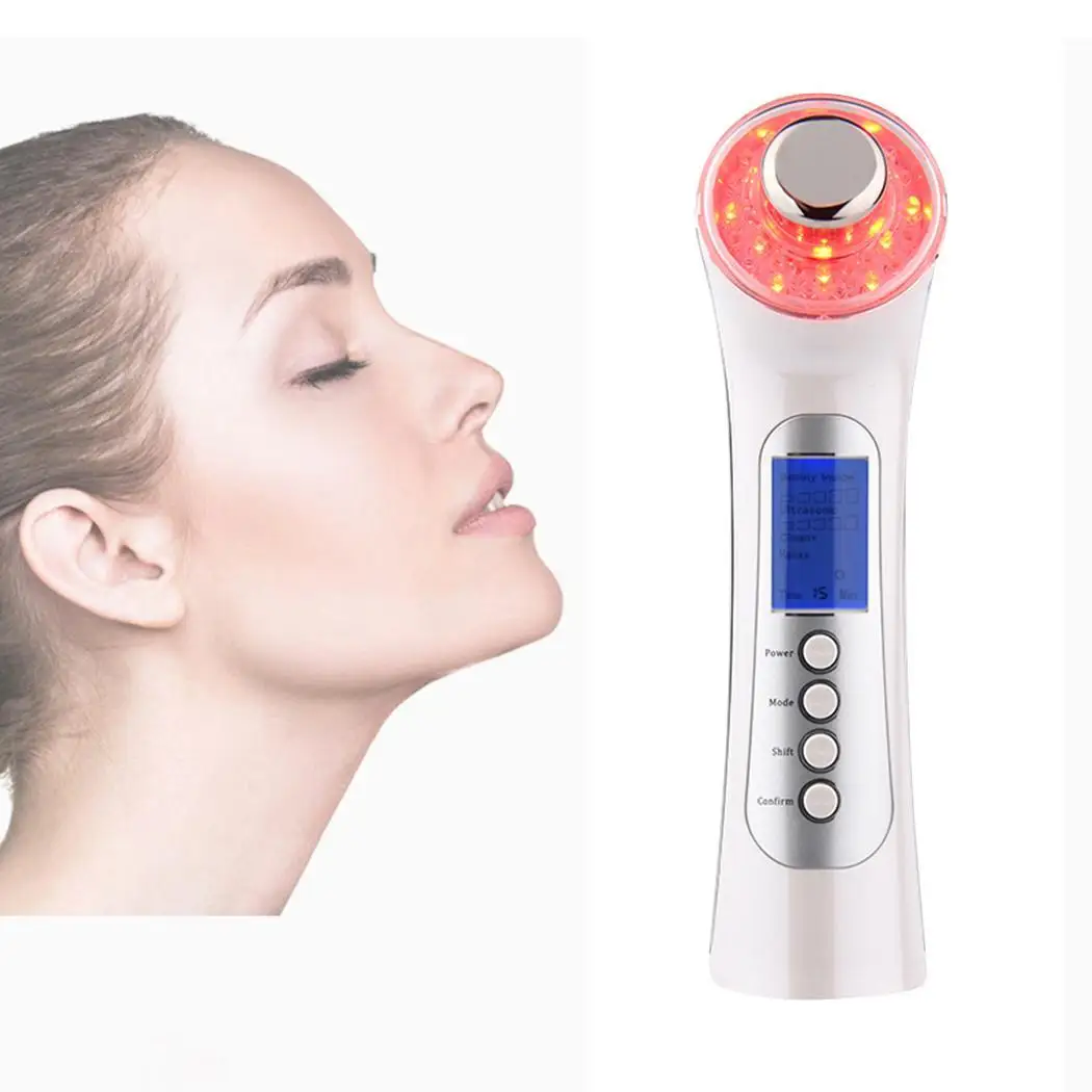 

Facial Deep Cleansing Photon Therapy Skin Rejuvenation AC 100-240V 50 / 60HZ Wrinkle Removal Machine DC 5V 1A