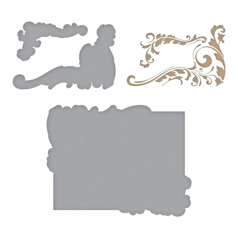 

Border Hot foil Plate Metal Cutting Dies Stencils for DIY Scrapbooking Photo Album Decorative Embossing Paper Card Craft Die Cut