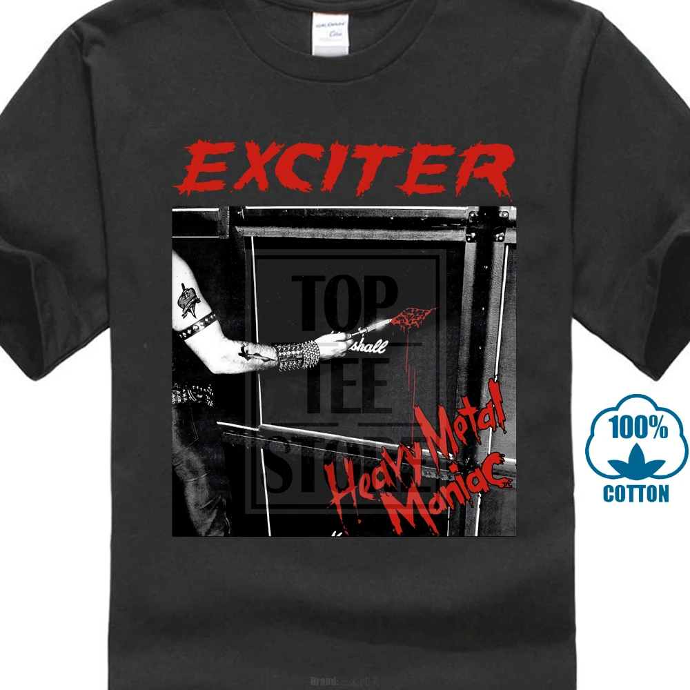 Exciter Heavy Metal Maniac 1983 Album Cover T Shirtin TShirts from