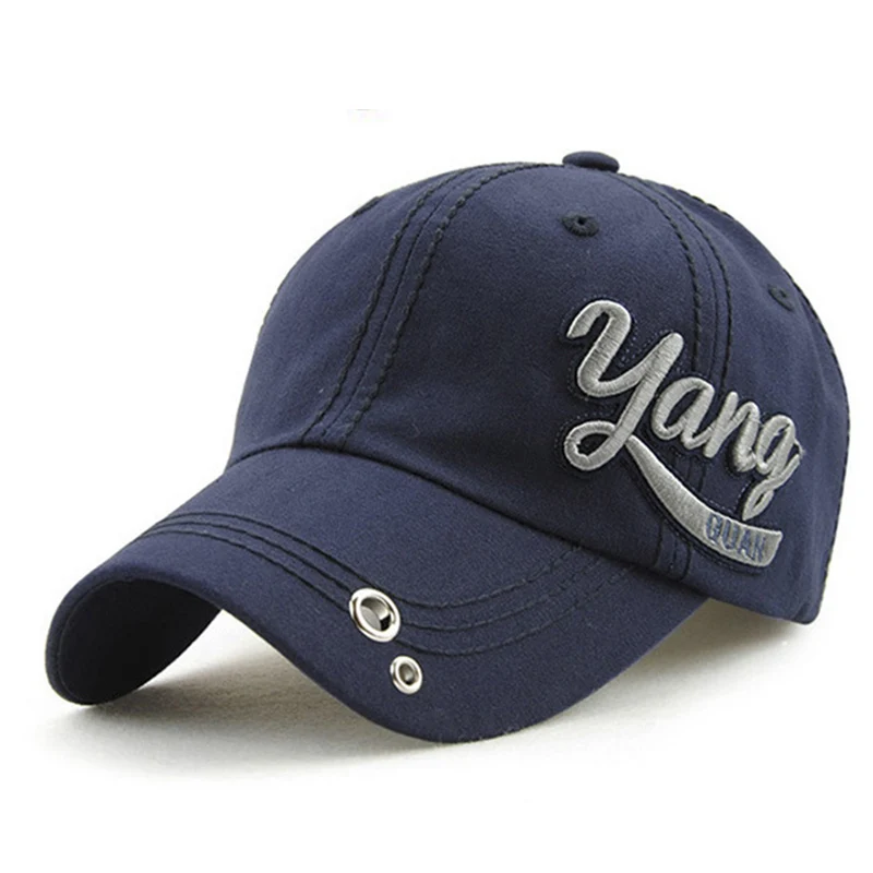 Color sólido gorra de béisbol Yang papá sombrero cappelli hip hop sombrero camión casquette femme huesos masculino de marca gorra beisbol