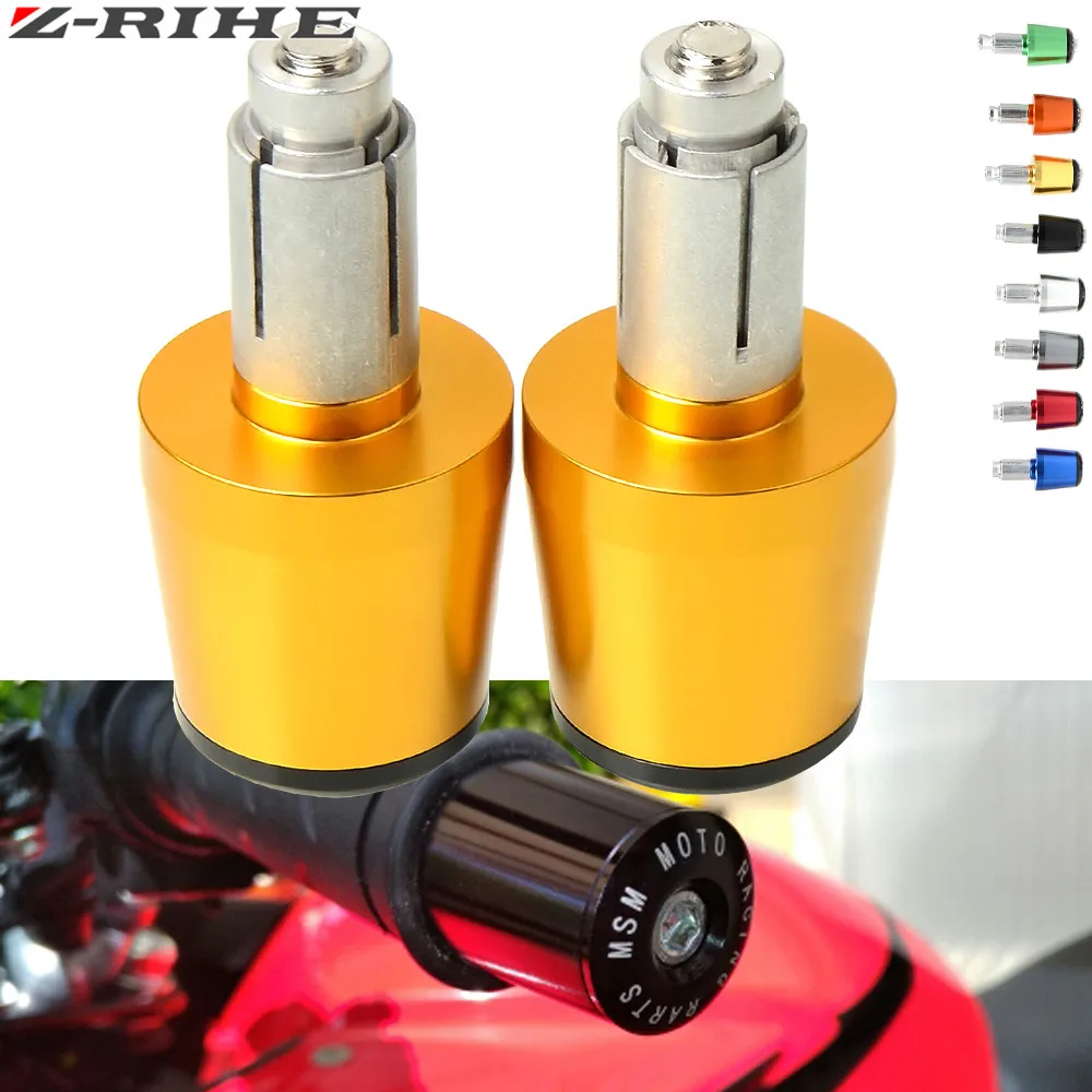 Universal 22mm 7/8 " Handbar Motorcycle Hand Bar End Grips End Caps For YAMAHA YZF R1 R6 R6S R3