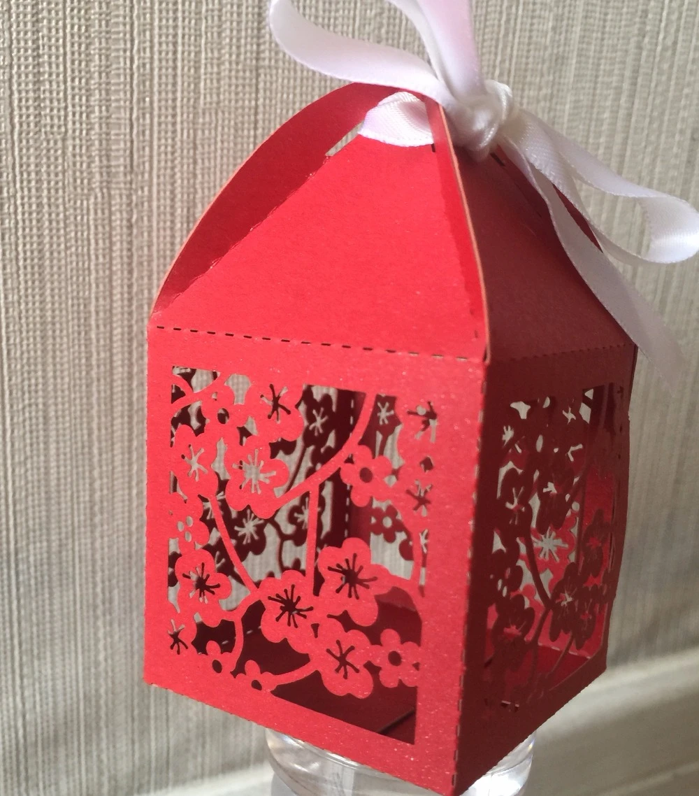 Boites D Emballage De Cadeau De Chocolat De Macaron De Couleur Rouge De 300 Pieces Avec