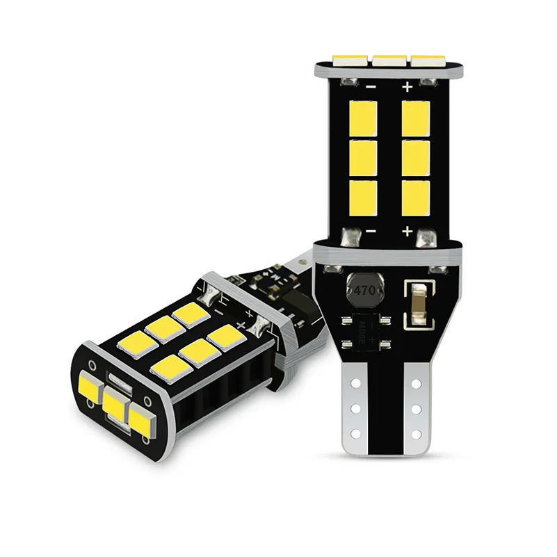 

2X T15 W16W 921 912 LED Car Backup Reserve Lights Bulbs 2835SMD CANBUS NO OBC ERROR White For VW Tiguan Passat Touareg Routan