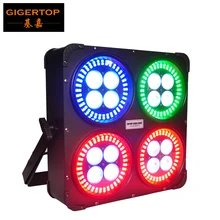 Tiptop сценический прожектор 280 Вт дизайн 16X12 Вт 6in1 светодиодный+ 288X0,2 Вт 5050 SMD 3in1 светодиодный настенный светильник с новой уникальной технологией рассеивания DMX512 Управление 18/81 каналов